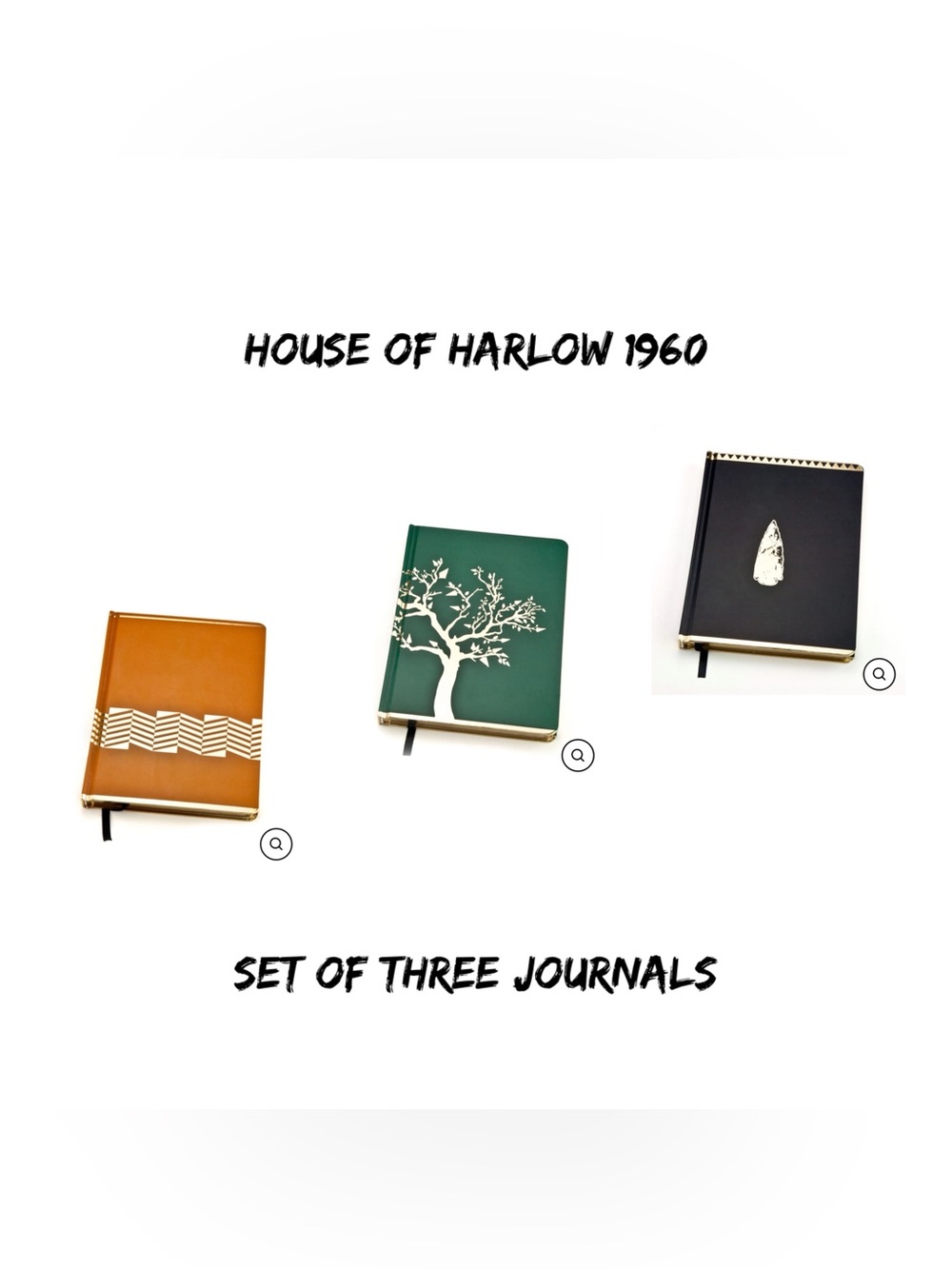 House of Harlow 1960 Set of Three Journals - Collectors Item